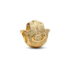 Pandora Textured Hamsa Hand Gold-Plated Mini Charm 1