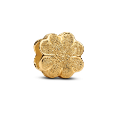 Pandora Textured Clover Gold-Plated Mini Charm 1