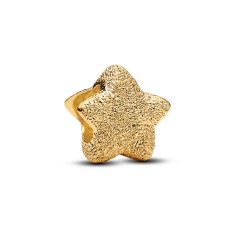 Pandora Textured Star Gold-Plated Mini Charm 1