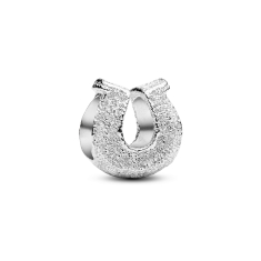 Pandora Textured Horseshoe Mini Charm 1
