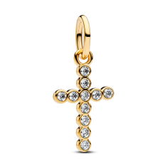 Pandora Cross Gold-Plated Dangle Charm 1