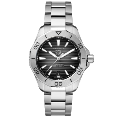 Previously Owned TAG Heuer AQUARACER Professional 200 Date Automatic Black Dial Watch 40mm - WBP2110.BA0627 1