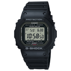 Casio G-Shock Digital 5600 Series Black Resin Strap Limited Edition Watch 48.9mm - GW5000U-1CR 1