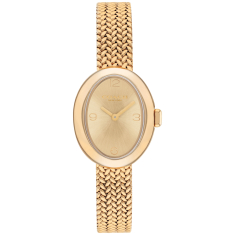 COACH Sammy Gold-Tone Dial Mesh Bracelet Watch 22.5mm - 14504567 1