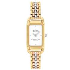 COACH Cadie Tri-Tone Stainless Steel Bracelet Watch 28.5mmx17.5mm - 14504550 1
