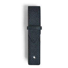 Montblanc Sartorial 1 Pen Pouch in Tweed Blue 1