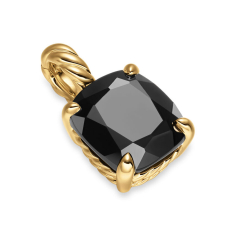 David Yurman Marbella Pendant in 18K Yellow Gold with Black Onyx, 12mm 1