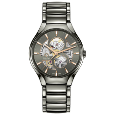 Rado True Round Automatic Open Heart Plasma High-Tech Ceramic Watch 40mm - R27108112 1