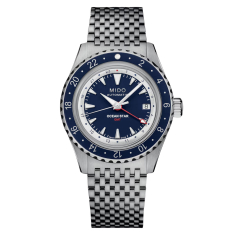 MIDO Ocean Star GMT Blue Dial Stainless Steel Bracelet and Extra Strap Special Edition Watch 40.5mm - M0268291804100 1