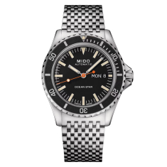 MIDO Ocean Star Tribute Black Dial Stainless Steel Bracelet and Extra Strap Special Edition Watch 40.5mm - M0268301105100 1