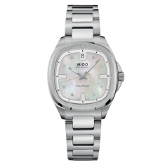 MIDO Multifort TV 35 Mother-of-Pearl Diamond Dial Stainless Steel Watch 34.2x35mm - M0493071110600 1