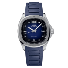 MIDO Multifort TV Big Date Blue Dial Rubber Strap Watch 39.2x40mm - M0495261704100 1