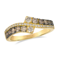 Le Vian® Desert Diamonds 3/4ctw Chocolate Ombré Diamonds® 14k Honey Gold® Ring 1