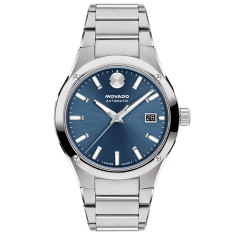 Movado Museum Imperiale Automatic Blue Dial Stainless Steel Watch 40mm - 0608048 1