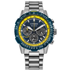 Citizen Eco-Drive Promaster Navihawk Blue Dial Stainless Steel Watch 40mm - CA4667-53L 1