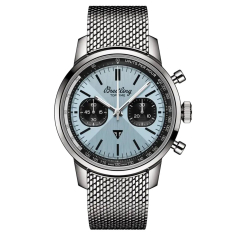 Breitling Top Time B01 Triumph Light Blue Dial Stainless Steel Watch 41mm - AB01764A1C1A1 1