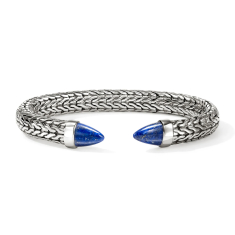 John Hardy Spear 50 Lapis Lazuli Sterling Silver Flex Cuff Bracelet 1