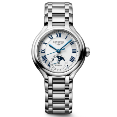 Longines PrimaLuna Moonphase Stainless Steel Watch 34mm - L81264716 1