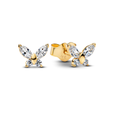Pandora Butterfly Gold-Plated Stud Earrings 1