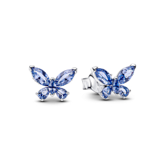 Pandora Blue Butterfly Stud Earrings 1