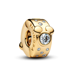 Pandora - Disney, Mickey & Minnie Mouse Gold-Plated Clip Charm 1