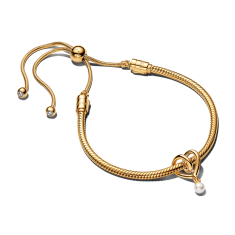 Final Sale - Pandora Golden Heart Bracelet Gift Set 1