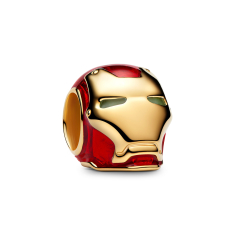 Pandora Marvel Iron Man Helmet Gold-Plated Charm 1