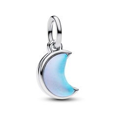 Pandora Crescent Moon Double Dangle Charm 1