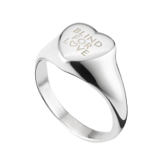 Gucci Blind For Love Sterling Silver Ring 1