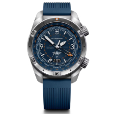 Victorinox Air Pro Automatic Blue Dial Blue Rubber Strap Watch 43mm - 242003 1