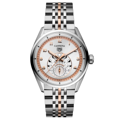 TAG Heuer CARRERA Astronomer Silver-Tone Dial Two-Tone Limited Edition Watch 39mm - WBX2111.BD0002 1