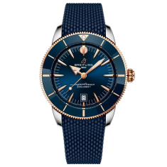 Breitling Superocean Heritage B31 Automatic 44 Blue Dial Blue Rubber Strap Watch 44mm - UB3112161C1S1 1