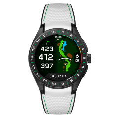 TAG Heuer CONNECTED Caliber E5 Golf Edition White Rubber Smartwatch 45mm - SBT8A81.EB0335 1