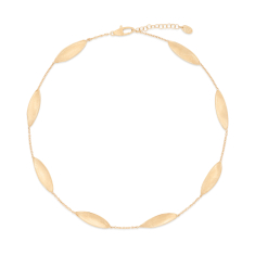 Marco Bicego 18k Yellow Gold Station Short Necklace - Lunaria Collection 1