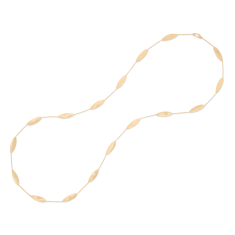 Marco Bicego 18k Yellow Gold Station Long Necklace - Lunaria Collection 1