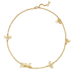 Temple St. Clair 18k Yellow Gold Busy Bee Necklace 1