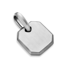 Men's David Yurman Octagonal Amulet in Sterling Silver, 15mm 1