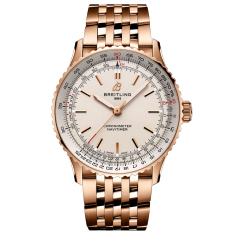 Breitling Navitimer Automatic Ivory Dial Rose Gold Watch 41mm - R17329F41G1R1 1