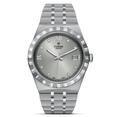 TUDOR Royal Diamond-Set Silver Dial Stainless Steel Watch 38mm - M28500-0002 1