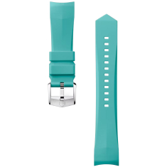 TAG Heuer CONNECTED Light Blue Rubber Strap Calibre E5 40mm - BT0022 1
