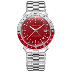 Accutron Astronaut Red Dial Stainless Steel Watch 41mm - 26B206 1