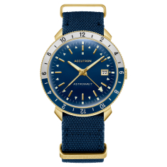 Accutron Astronaut Blue Dial Blue Nylon Strap Watch 41mm - 27B202 1