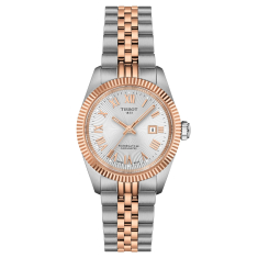 Tissot Ballade Powermatic 48 COSC Automatic Silver-Tone Dial Two-Tone Watch 30mm - T1562082203300 1