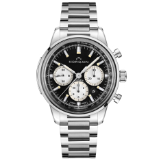 NORQAIN Freedom 60 Chrono Automatic Black Dial Stainless Steel Watch 43mm - N2200.18S01.B01.S01 1