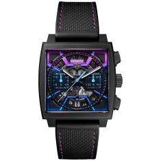 TAG Heuer MONACO Automatic Chronograph Black Dial Limited Edition Watch 39mm - CBL218E.FT6312 1