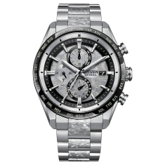Men's Citizen Eco-Drive Attesa Atomic Timekeeping Platinum Shine Super Titanium Watch 42mm - AT8284-61A 1