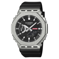 Casio G-Shock G-Steel Black Dial Black Resin Band Watch 49.3mm - GM2100M-1A 1