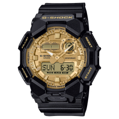 Men's Casio G-Shock Analog-Digital Black and Gold Resin Watch 55.1mm - GA010GGB-1A9 1