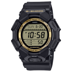 Men's Casio G-Shock Digital Black and Gold Resin Watch 54.9mm - GD010GB-1A9 1