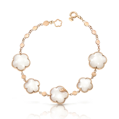 Pasquale Bruni Ton Joli Lunaire Bracelet in 18k Rose Gold with Pearl of The Moon Gem and Diamonds 1